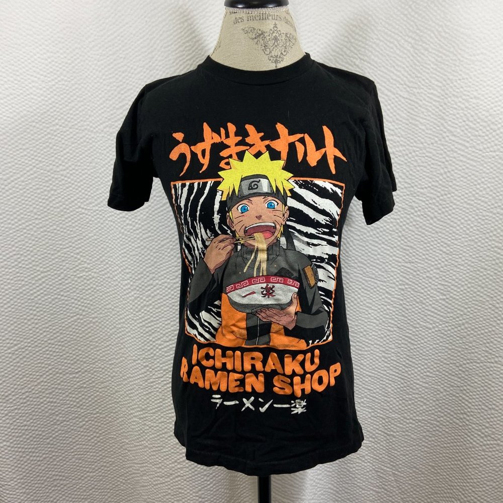 Vintage Naruto Shippuden Collection Ichiraku Ramen Shop T shirt 2002 Anime - Picture 2 of 7